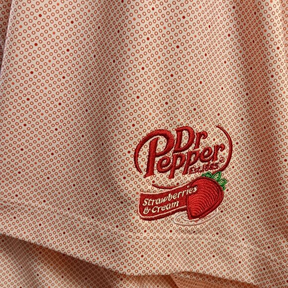 CUTTER & BUCK DR. PEPPER LIMITED EDITION GOLF SHIRT- XXL -PINK - Picture 4 of 4